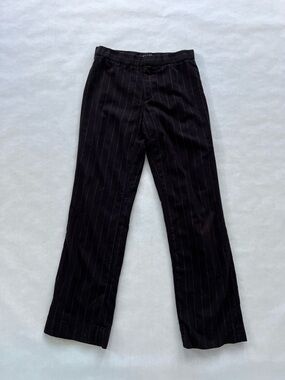 Ralph Lauren Black Label Brown Pinstripe Trousers Fully Lined Women’s Size 6